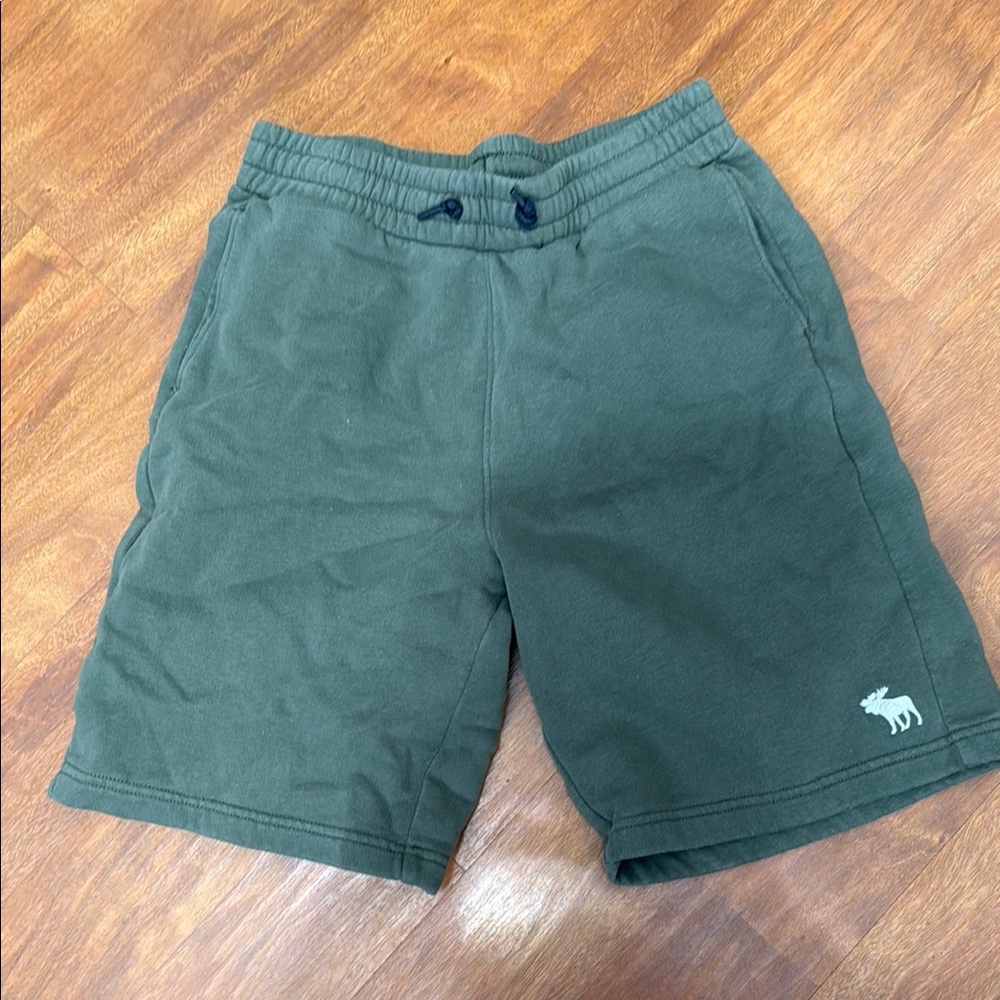Abercrombie Kids Olive Green Athletic Shorts